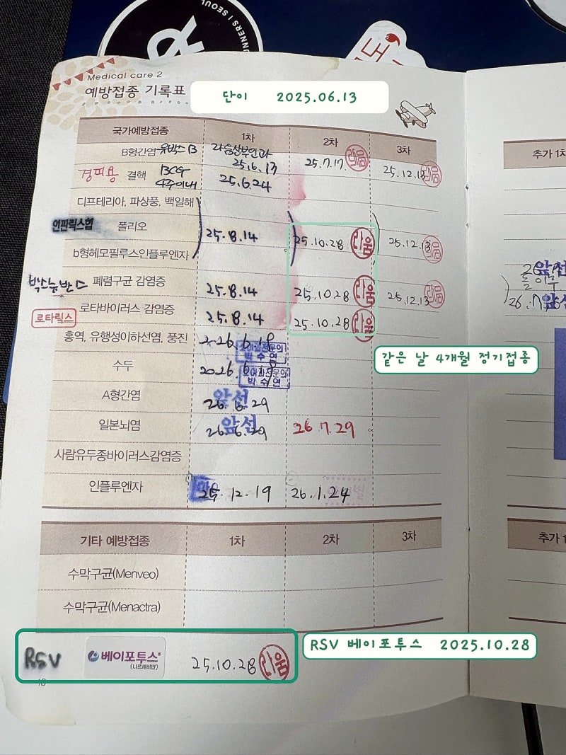 RSV 예방접종 총정리 (베이포투스 가격·접종시기·국가예방접종 여부·2026 독감 동시접종)