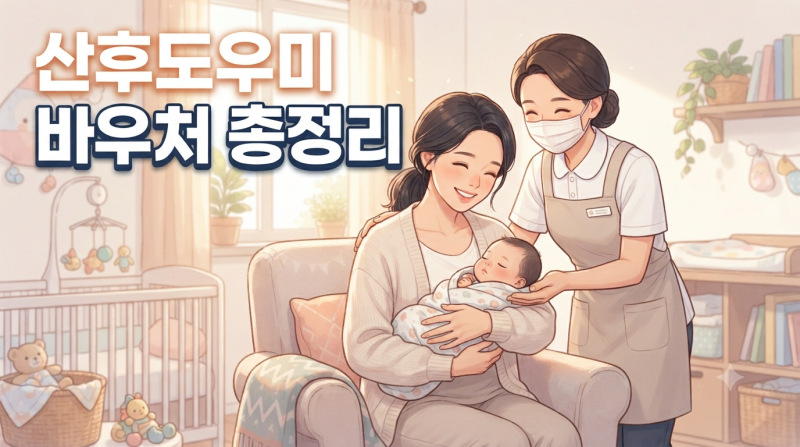 산모신생아 건강관리 지원사업 산후도우미 바우처 신청 자격 및 본인부담금 총정리