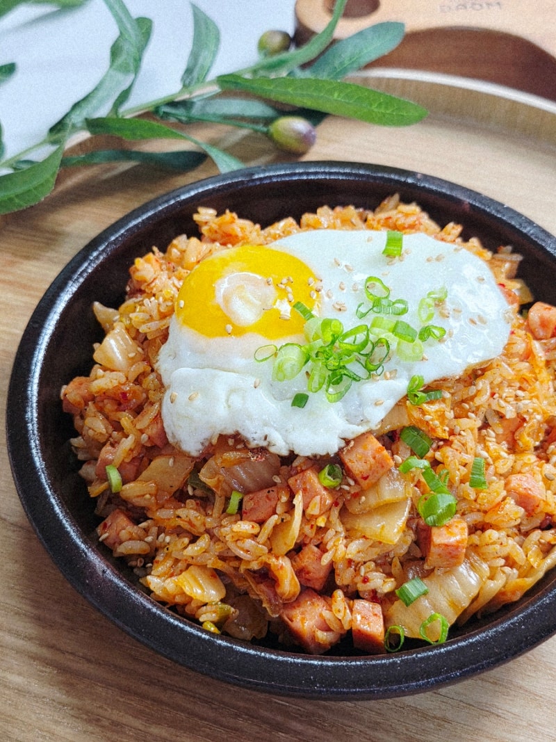 박준면 김치볶음밥 황금레시피, 김치+스팸+버터 맛없기 힘든 조합 대박이네요!
