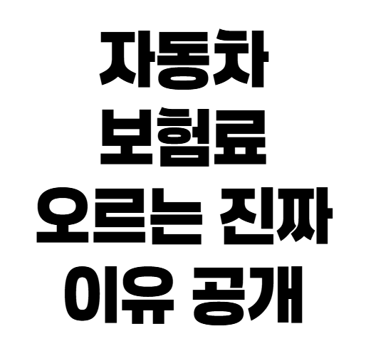 자동차보험 운전자 추가 보험료 계산, 배우자·자녀 추가하면 얼마일까?