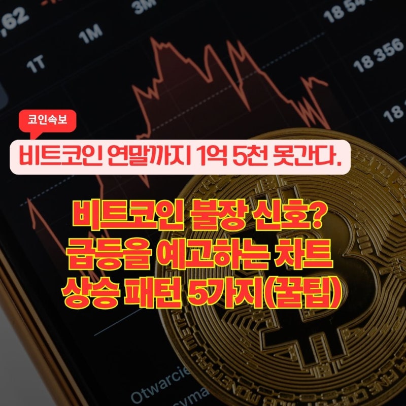 비트코인 불장 신호? 급등을 예고하는 차트 상승 패턴 5가지