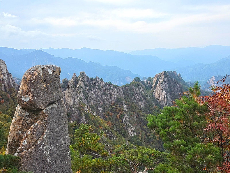 설악산 봉정암 등산 후기 및 설악산 단풍 상황｜백담사부터 해탈고개, 사리탑까지 21km 대장....