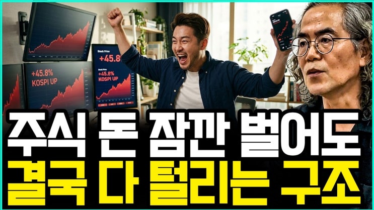 주식투자로 큰 돈 번 듯했는데.. 결국 번 돈 다 털리는 소름 돋는 이유