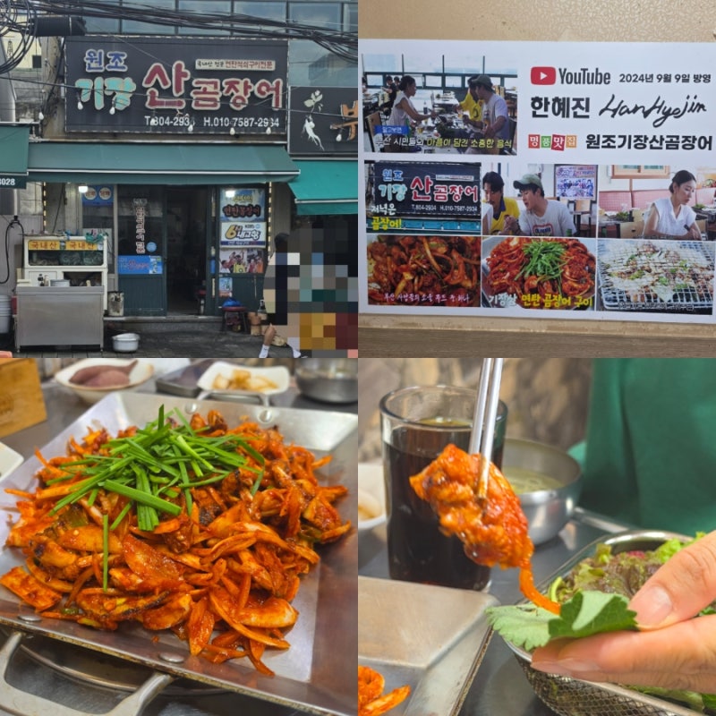 부전시장맛집 원조기장산곰장어 연예인 방문 맛집 직접 먹어본 후기