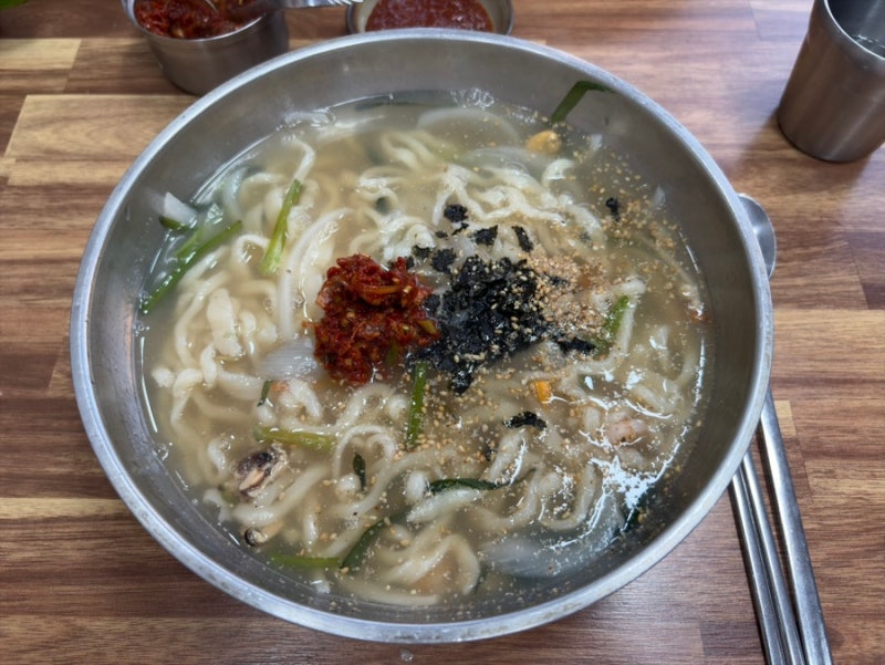 [울산 중구 칼국수 맛집] 남외동 병영 다원손칼국수전문점 해물칼국수·들깨칼국수