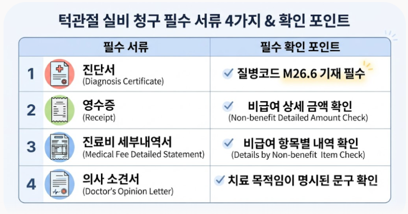 턱에서 딱딱 소리 방치했다가 100만원? 턱관절장애 실비 청구 거절 피하는 법