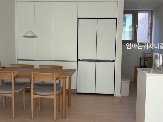 삼성 키친핏 좁은 냉장고 정리청소팁 | 이케아 회전트레이&실리쿡 정리함&이지앤프리 턴테이....