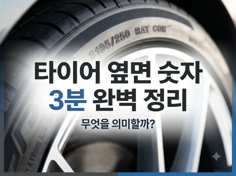 타이어 사이즈 보는법? 옆면 암호, 3분 만에 풀기: 정비소 가기 전 꼭 알아야 할 '숫자 조합'의....