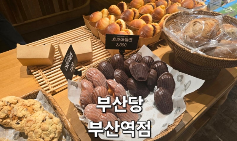 [먹는이야기]부산역 빵지순례 | 테이크아웃 전용 '부산당', 9살 아이도 반한 소금빵·마들렌 ....