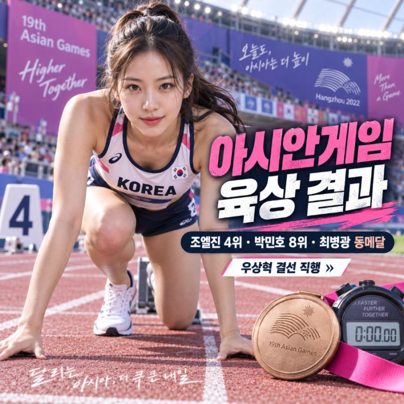 육상 결과, 남자 100ｍ 조엘진 4위·마라톤 박민호 8위…경보 최병광은 동