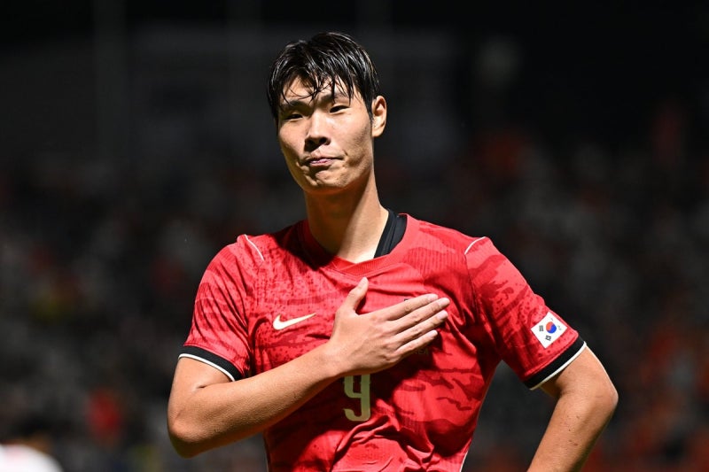 "지각 합류지만 잘 뽑았다" 이영준 베트남전 멀티골, 아시안게임 8강 4-0 승리