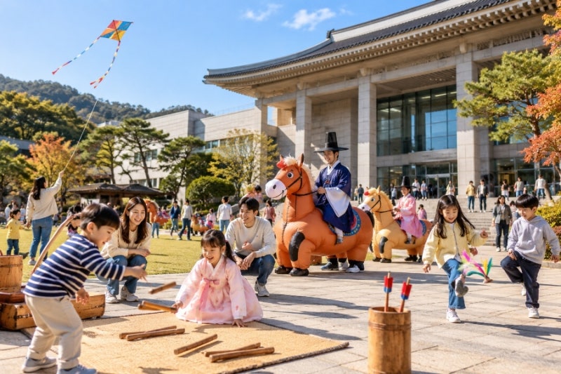 부산박물관 추석행사 2026 오늘 가도 될까? 무료 말 체험·민속놀이