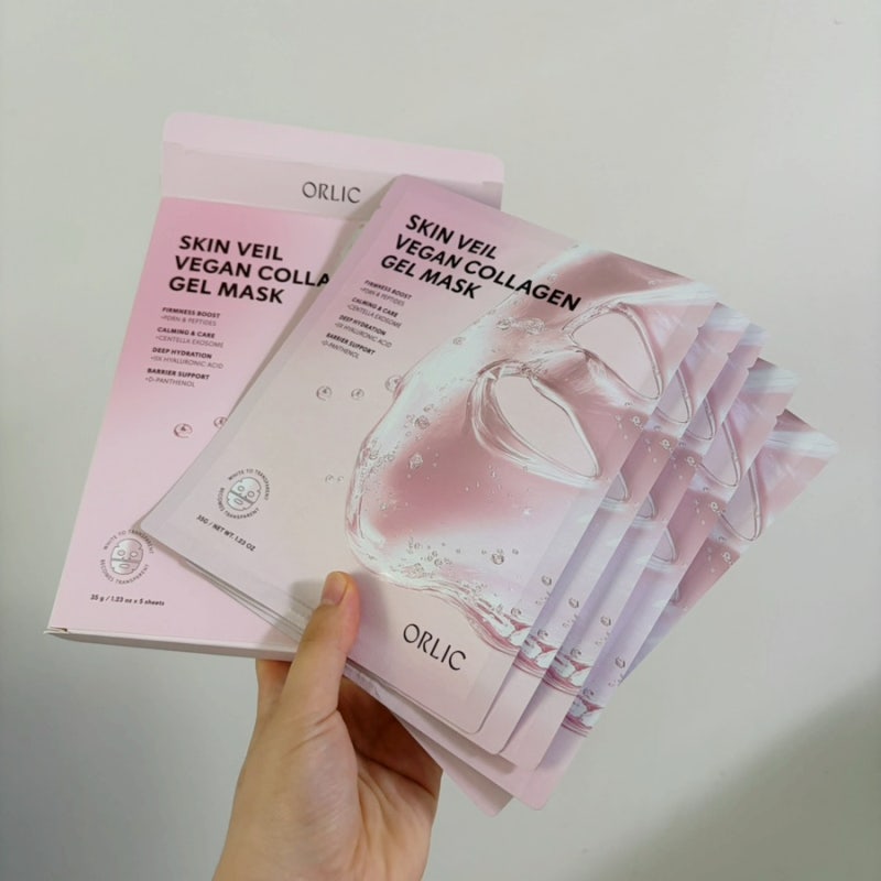 올릭 스킨 베일 프리미엄 하이드로겔 마스크팩 비건콜라겐 솔직후기