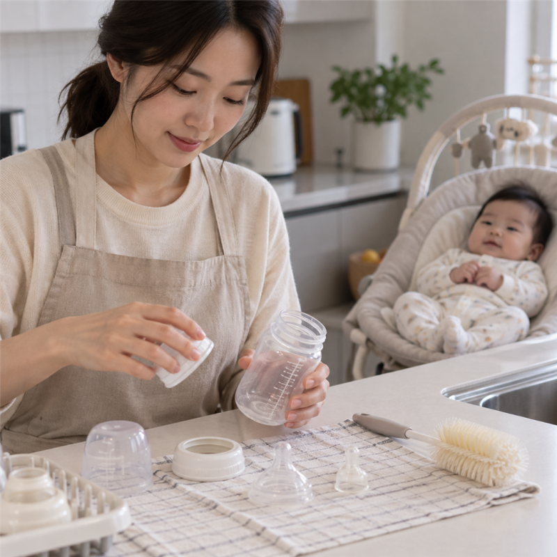 젖병 세척 어떻게 할까? 젖병세척솔부터 건조까지