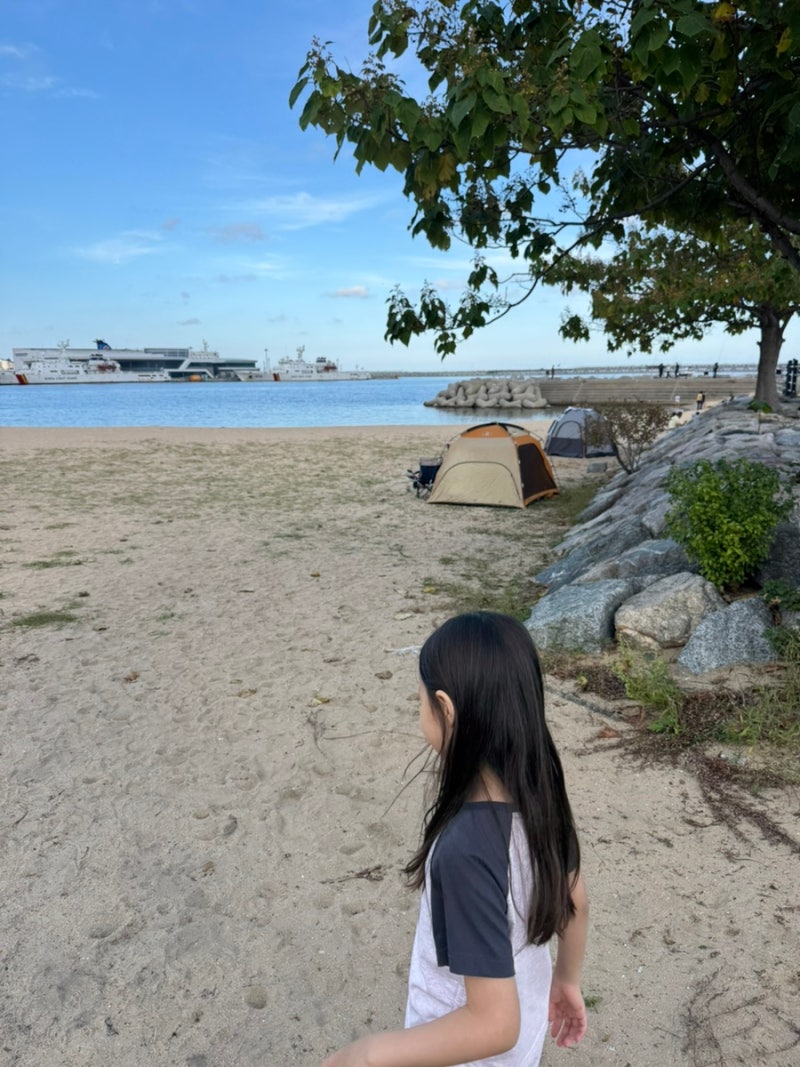 束草阿爸村阿爸海灘後記｜搭乘渡船遇見的寧靜大海