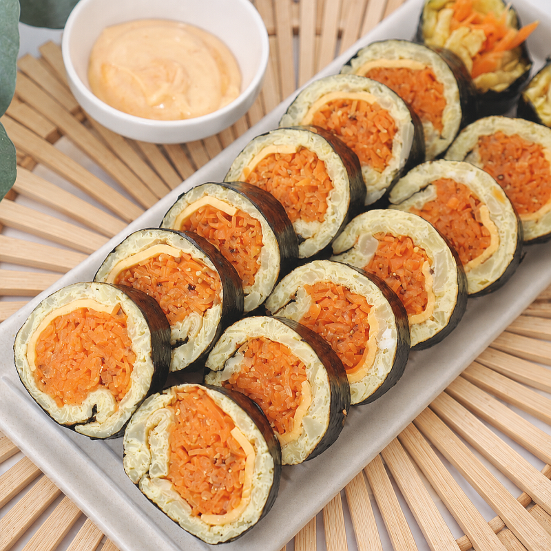 추석 연휴 급찐살 이제 빼야죠! 밥 없는 당근라페 키토김밥 레시피