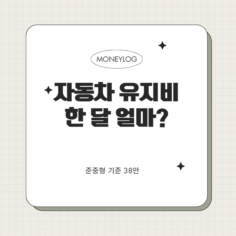 자동차 유지비 한 달 얼마? 보험·기름값·세금까지 계산
