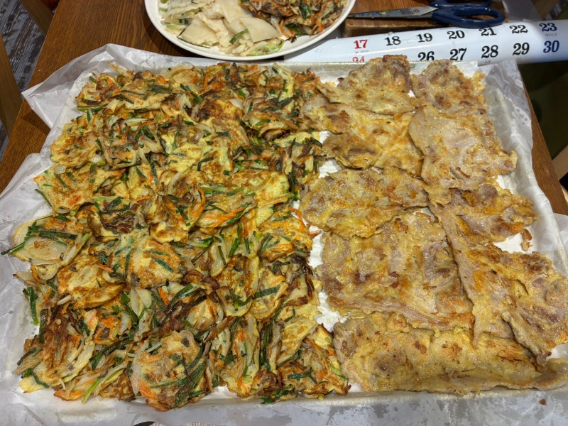 청주주간보호/늘봄/맛있는식단/모둠전/송편/닭볶음탕/훈제오리고기야채볶음/