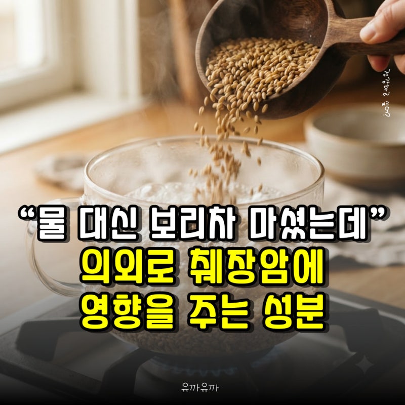 “물 대신 보리차 마셨는데” 의외로 췌장암에 영향을 주는 성분