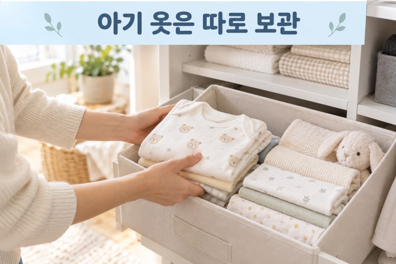 나프탈렌, 옷장에 넣기 전 아기 옷부터 따로 빼 두세요