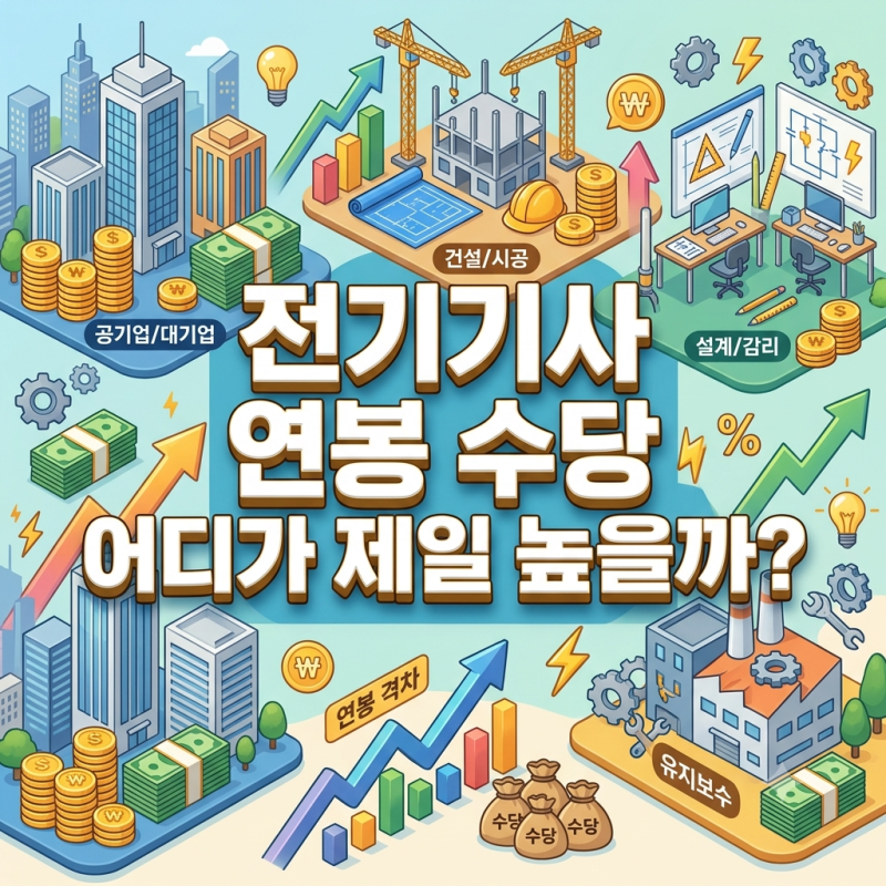 전기기사 취업 분야별 연봉 격차와 수당 챙기는 방법