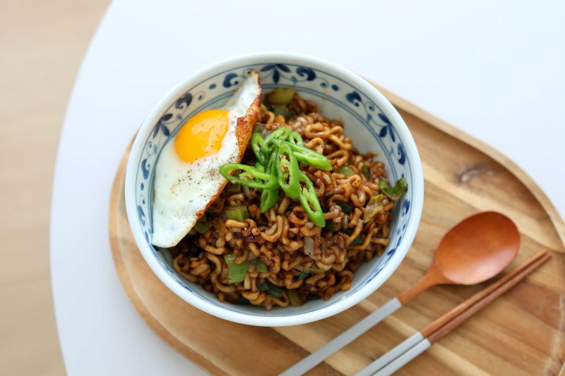 짜파게티 맛있게 라밥으로 먹는법 짜파게티 볶음밥 레시피