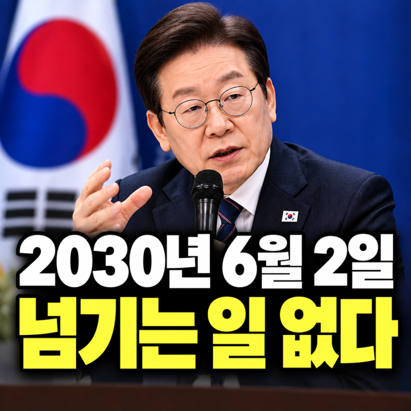 “2030년 6월 2일 넘기는 일 없다” 이재명 대통령이 임기를 다시 언급한 이유