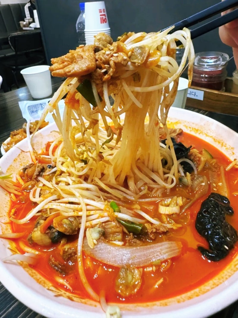 비 오는 밤에도 생각나는 오산 24시 식당,쌀국수 짬뽕지존 오산점