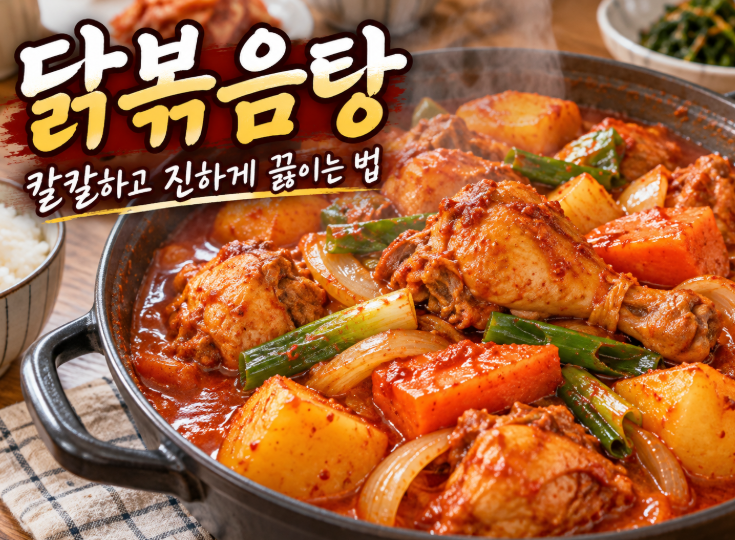 [집밥 레시피] 닭볶음탕 황금레시피｜칼칼하고 진하게 만드는 실패 없는 닭도리탕