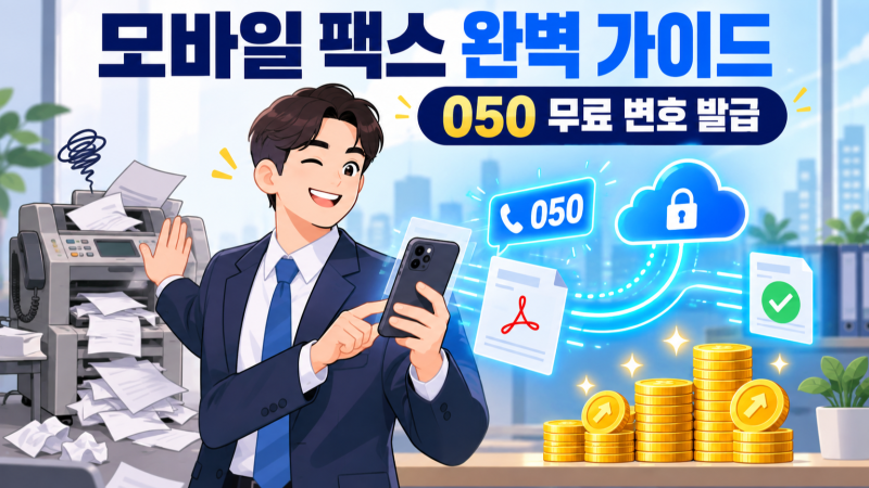 [앱리뷰] 번거로운 팩스기 안녕! 통신사 무관 050 번호 무료 발급, 수신 100% 무료 & 발신 요금 ....