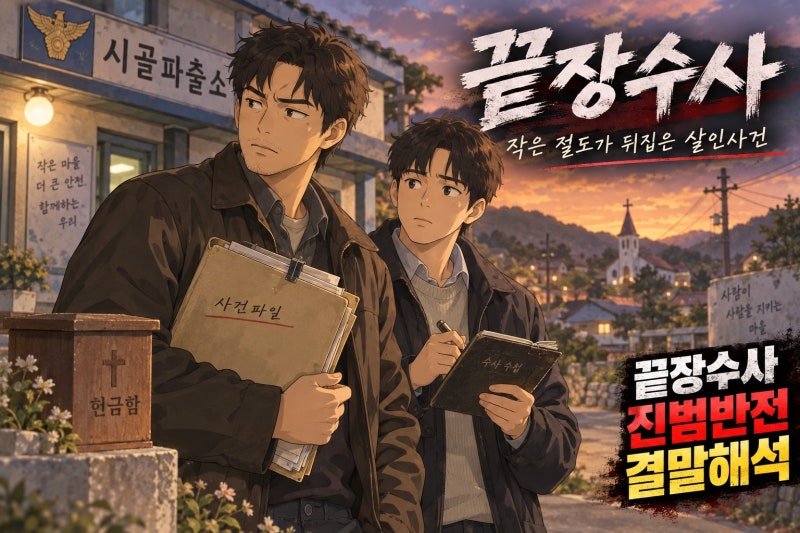 끝장수사 결말 해석과 후기: 4만 8700원 절도에서 강남 살인사건까지