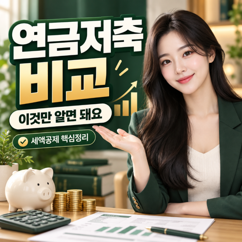 소득공제용연금저축 비교 이것만 알면 돼요