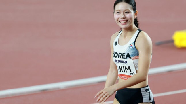[아시안게임] '달릴 때마다 기록 경신'…여자 <b>육상</b> <b>김주하</b>, 연이틀 ....