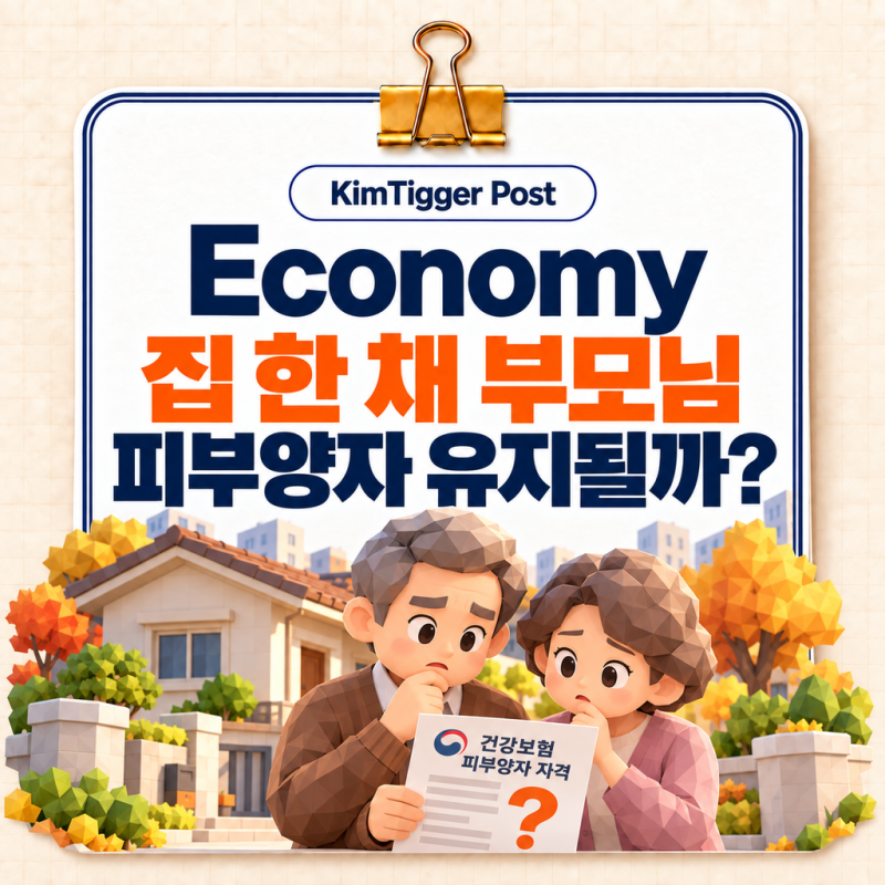 국민연금 받는 부모님, 집 한 채 때문에 건강보험 피부양자 탈락할까?