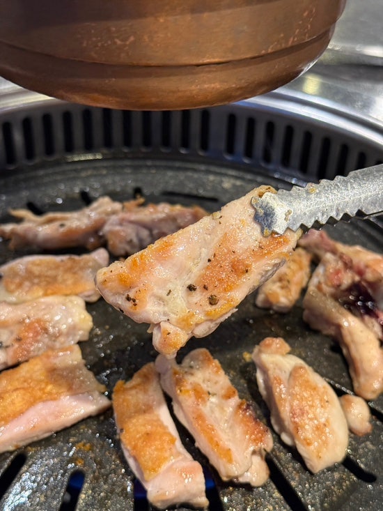 신논현역 고기집 숯불닭갈비 맛집 사계진미
