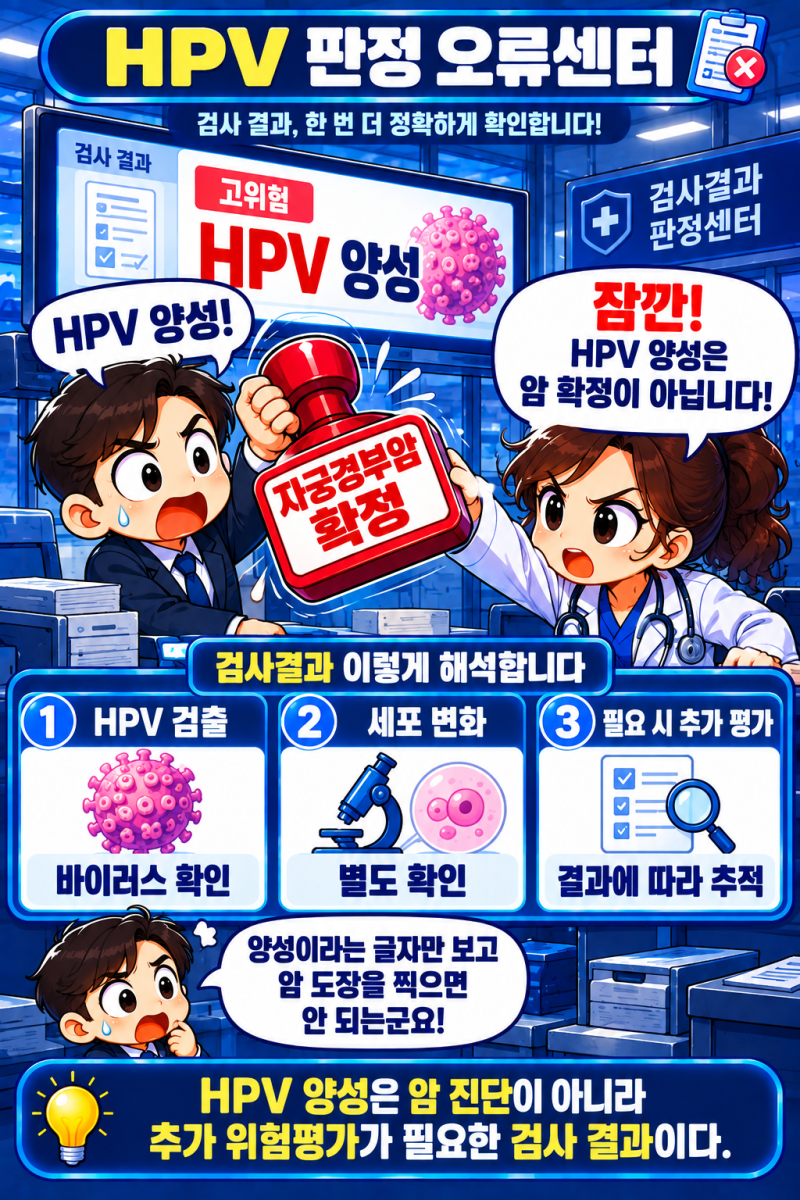 HPV 양성이면 자궁경부암일까? 고위험 HPV 검사 결과 제대로 보기