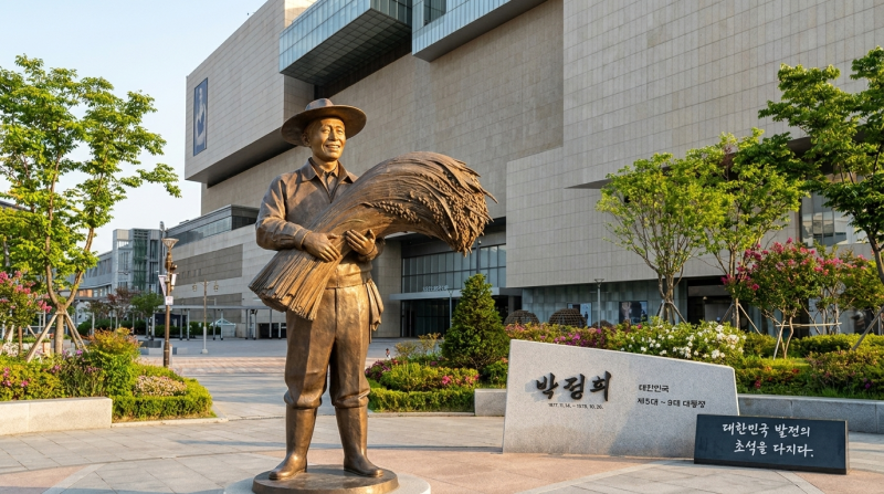 세금 5억 7970만원 투입된 동대구역 박정희 동상, 10월 1일 철거 여부 선고 ! "사전 승인 없었다 ....