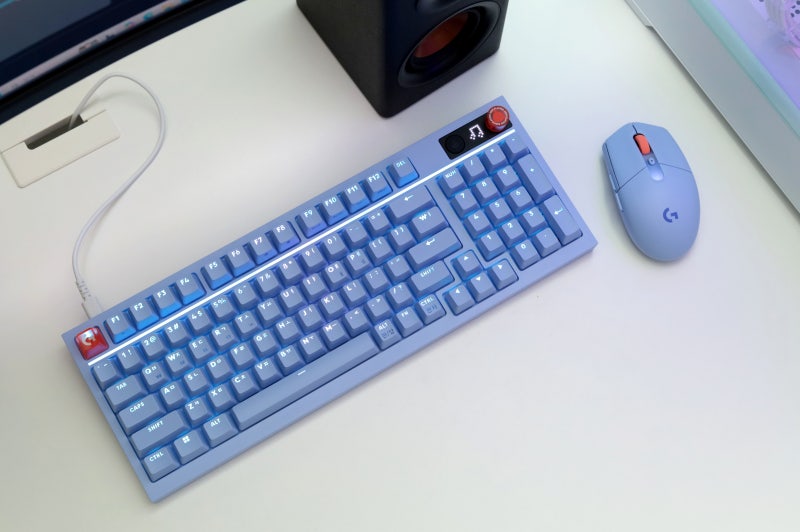 기계식 키보드 추천 로지텍 G316 X 98 라일락, 진짜 이쁘네