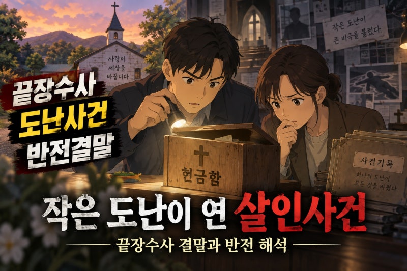 끝장수사 결말 해석: 4만 8700원 도난 사건이 살인 재수사로 번진 이유