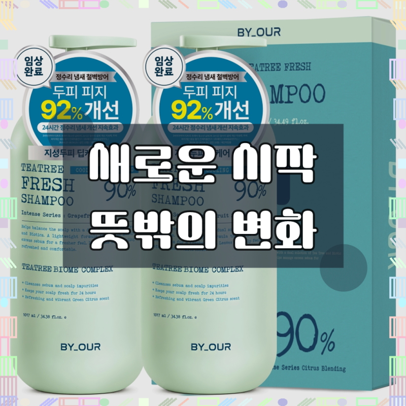 바이아우어 티트리 샴푸, 꾸준히 쓰기 좋은 청소년 두피 케어