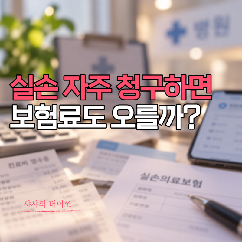 실손보험 청구 많이 하면 보험료 나만 오를까? 병원비 100만원부터 달라집니다