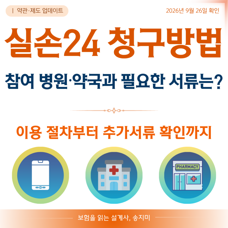 실손24 청구방법, 참여 병원·약국과 필요한 서류는?