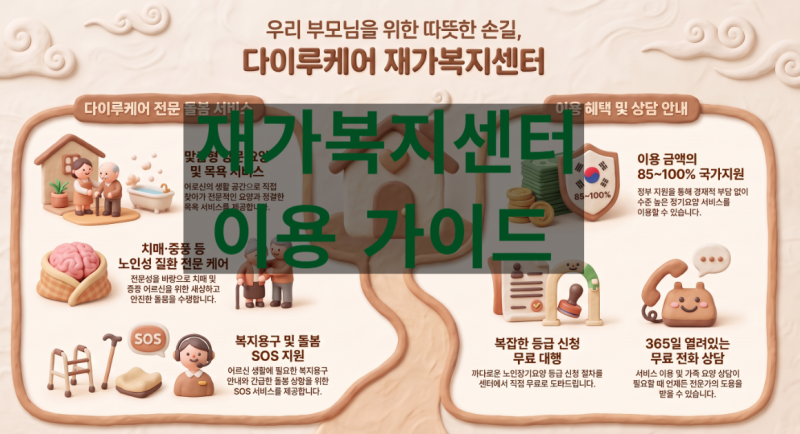 동대문구 재가복지센터 이용 가이드 – 부모님 방문요양, 비용부터 등급 신청까지