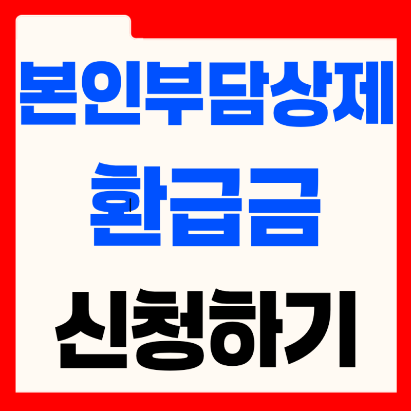 2026 본인부담상한제 환급금 조회방법과 신청조건 알아보기