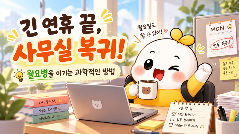 긴 연휴 끝, 다시 사무실로… 월요병을 이기는 과학적인 방법