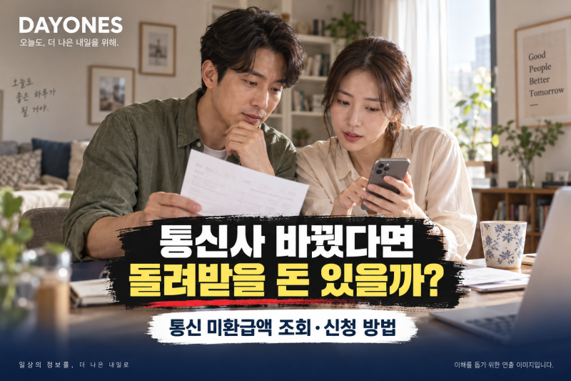통신사 바꿨다면 돌려받을 돈 있을까? 스마트초이스 통신 미환급액 조회 방법