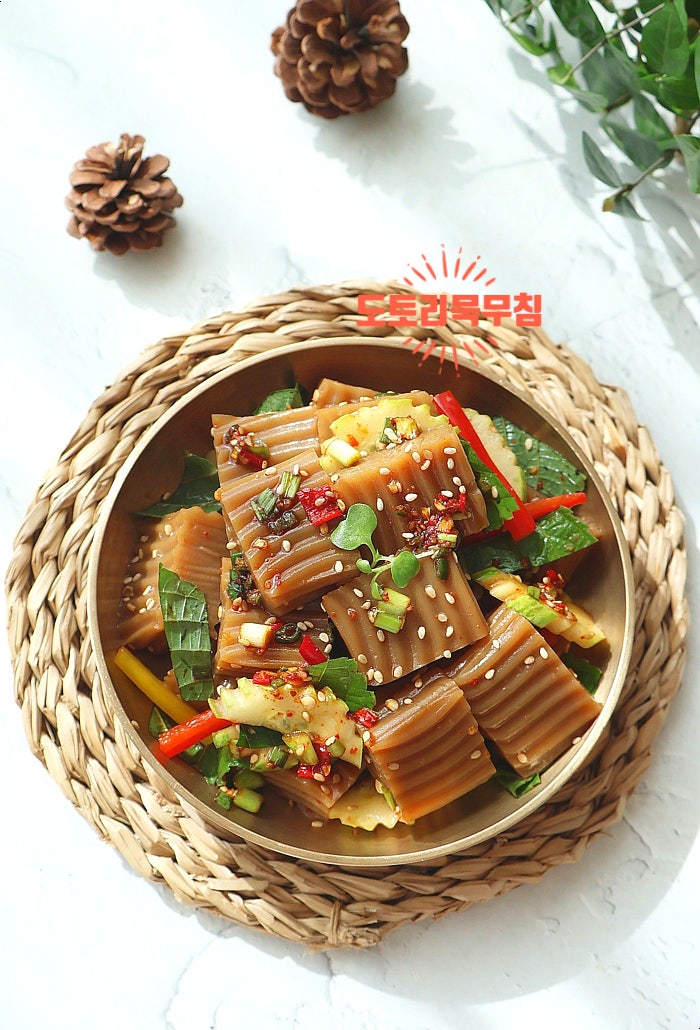 도토리묵무침 레시피 양념 도토리묵 양념장