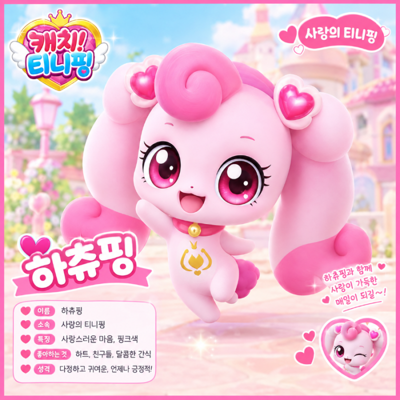 인기 티니핑 종류 총정리｜하츄핑부터 디저트 티니핑까지