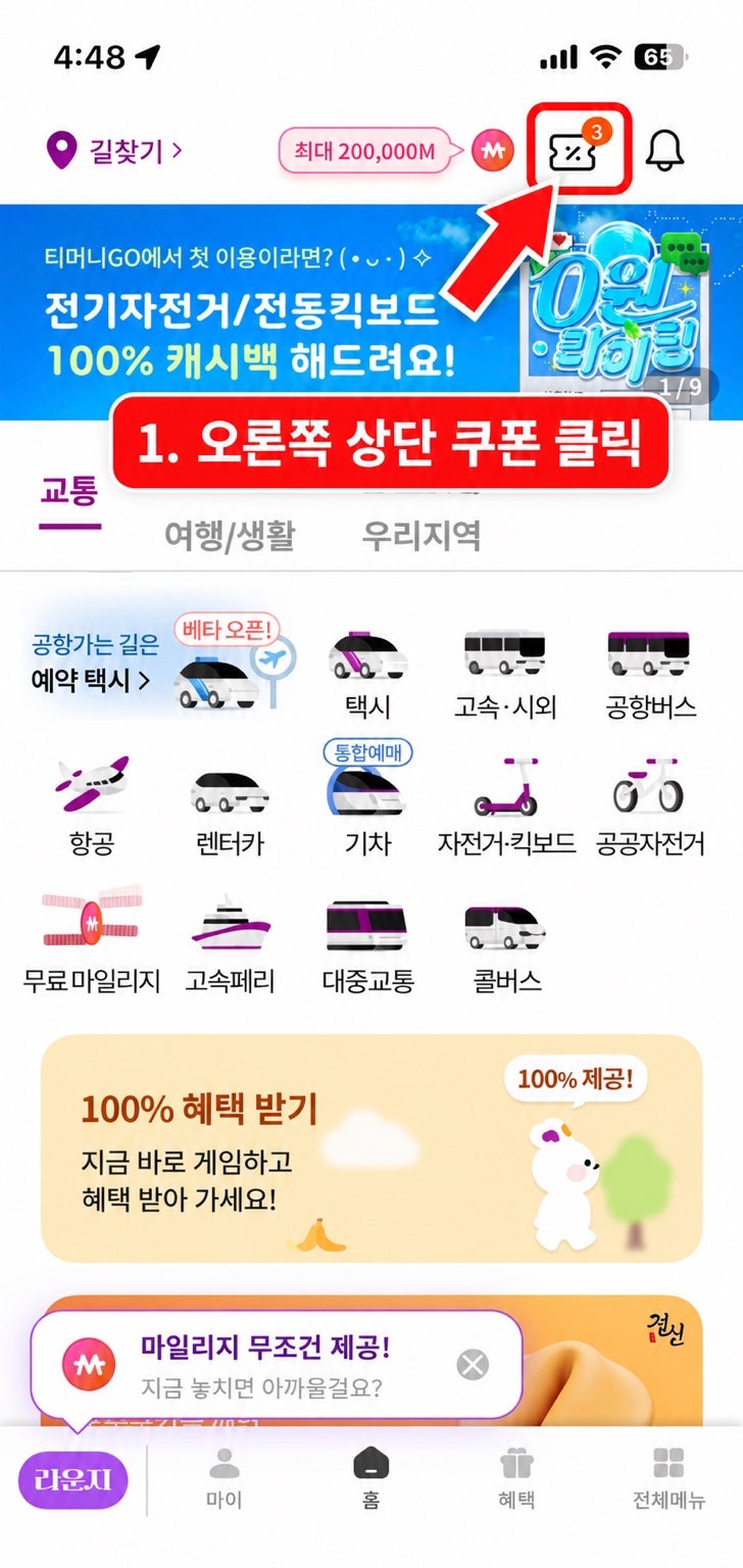 티머니GO 반값여행 50% 할인받는 법｜관광택시·시티투어버스 최대 5만원 쿠폰