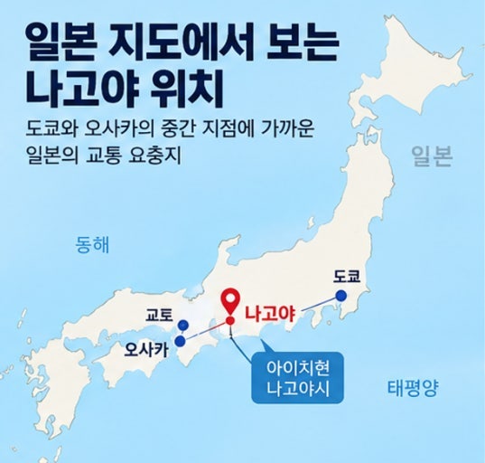 일본의 심장, 나고야 완벽 정복: 위치, 지도 구역별 특징부터 교통 & 명소 총정리